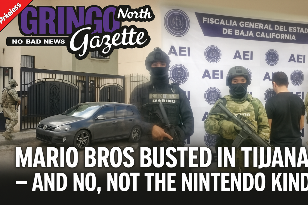Mario Bros Busted in Tijuana