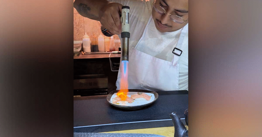 Precision and Fire: Where Nigiri Meets the Flame