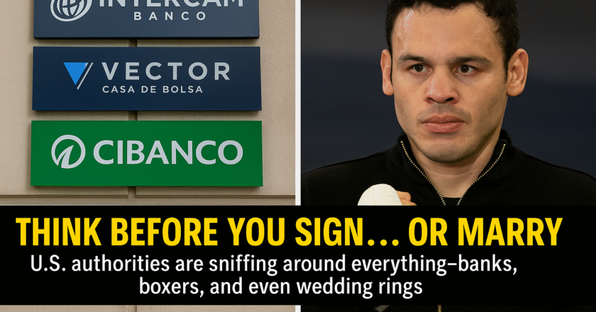 U.S. authorities are sniffing around everything—banks, boxers, and even wedding rings