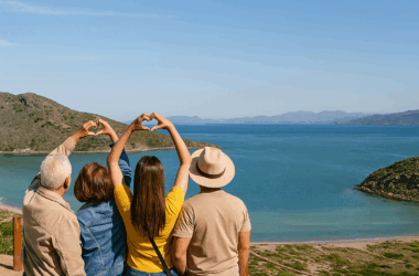 Governor Marina del Pilar beams in Tecate as she champions Corazones Viajeros—the program putting everyday Baja residents on the road, not just the rich and tanned.